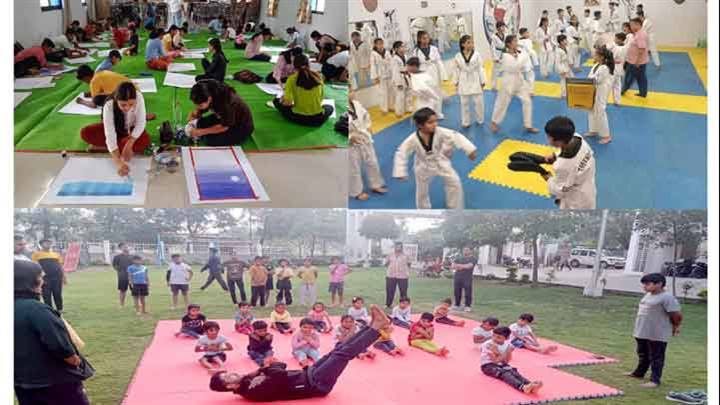 मुख्यमंत्री श्री चौहान की भावना अनुसार पुलिसकर्मियों के बच्चों के सर्वांगीण विकास के लिये समर कैम्प